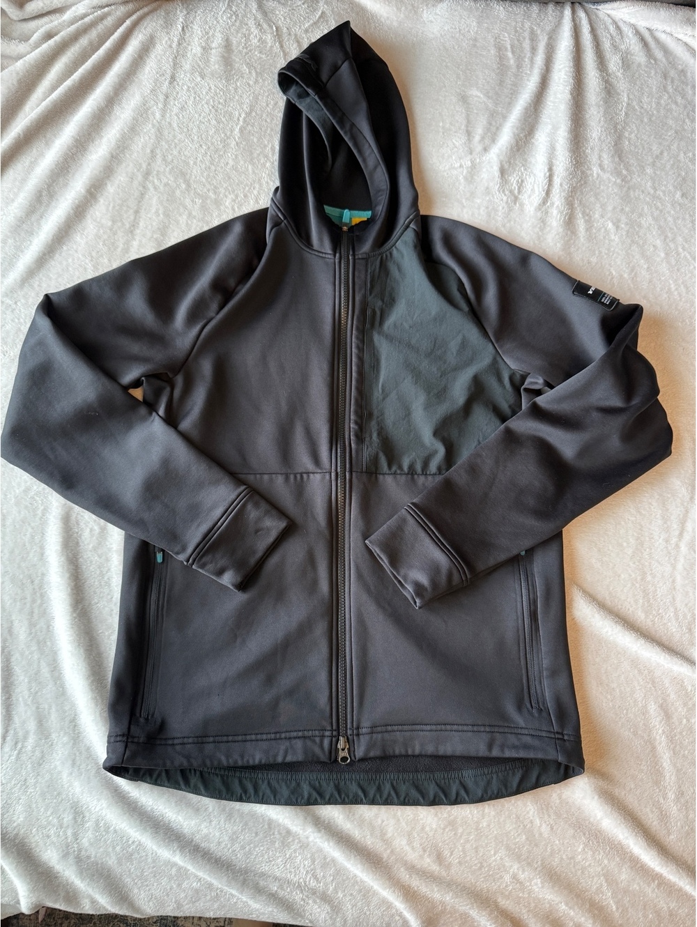 Yeti Cycles Men’s L Black Full Zip Hooded MTB Jacket